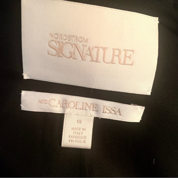NORDSTROM SIGNATURE and Caroline Issa Black Blazer - Picture 4 of 4